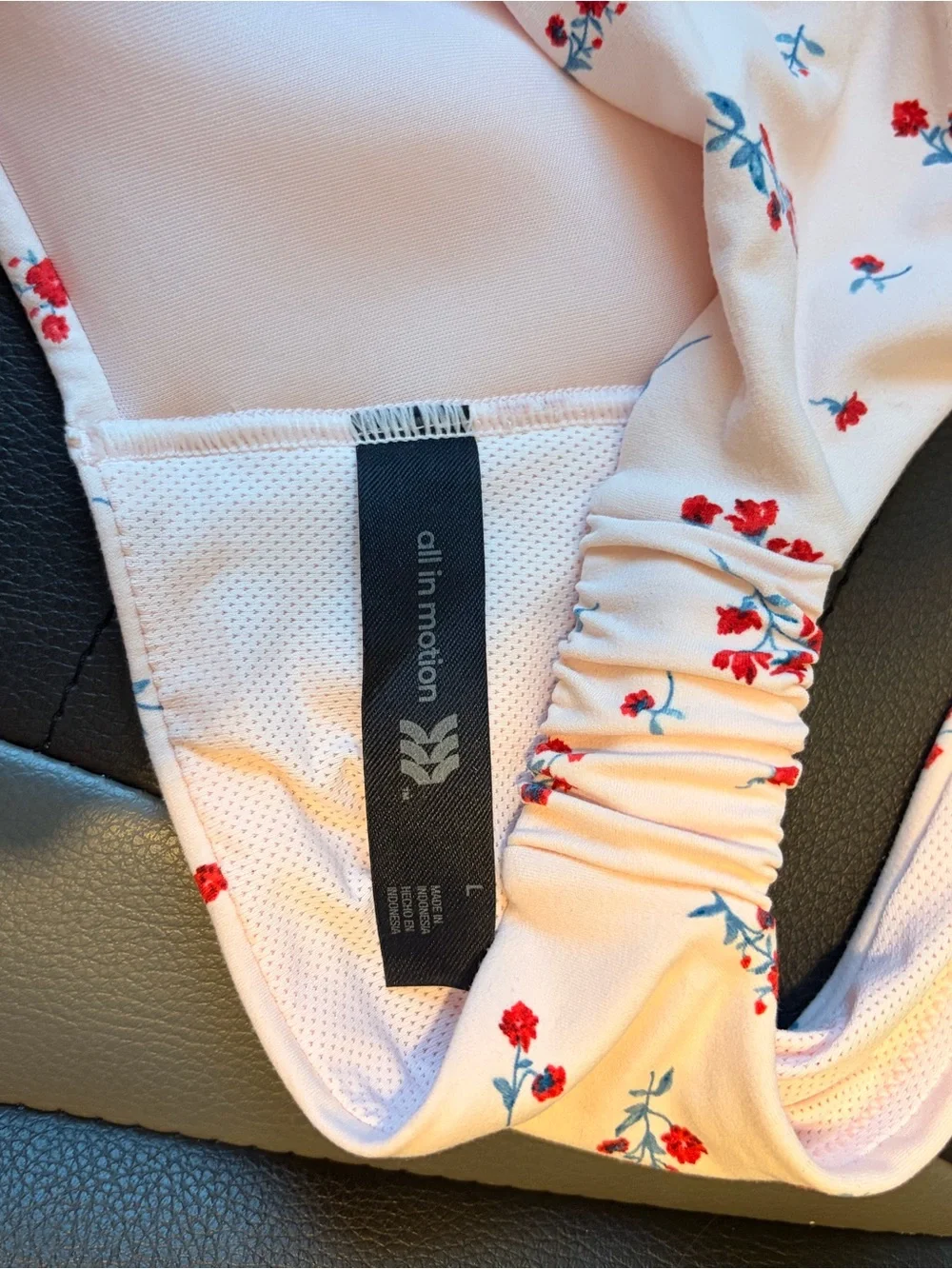 all in motion Light Pink Floral Wireless Sports Bralette
